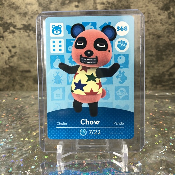 Chow #368 Animal Crossing Amiibo Card - Picture 3 of 3